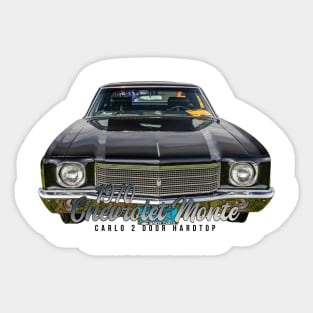 1970 Chevrolet Monte Carlo 2 Door Sedan Sticker